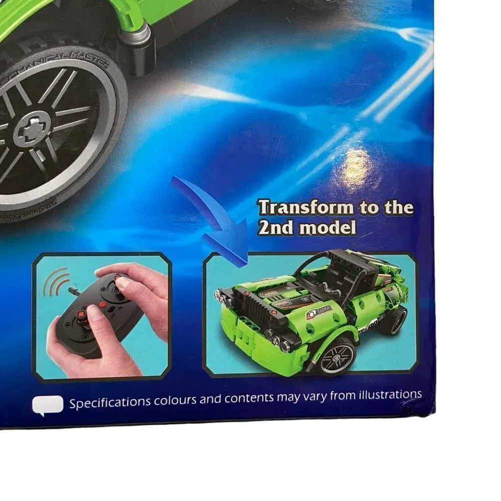 Brand New AO Kesi 2 in 1 Mechanical Masters Brick‎ Building Toy RC Car